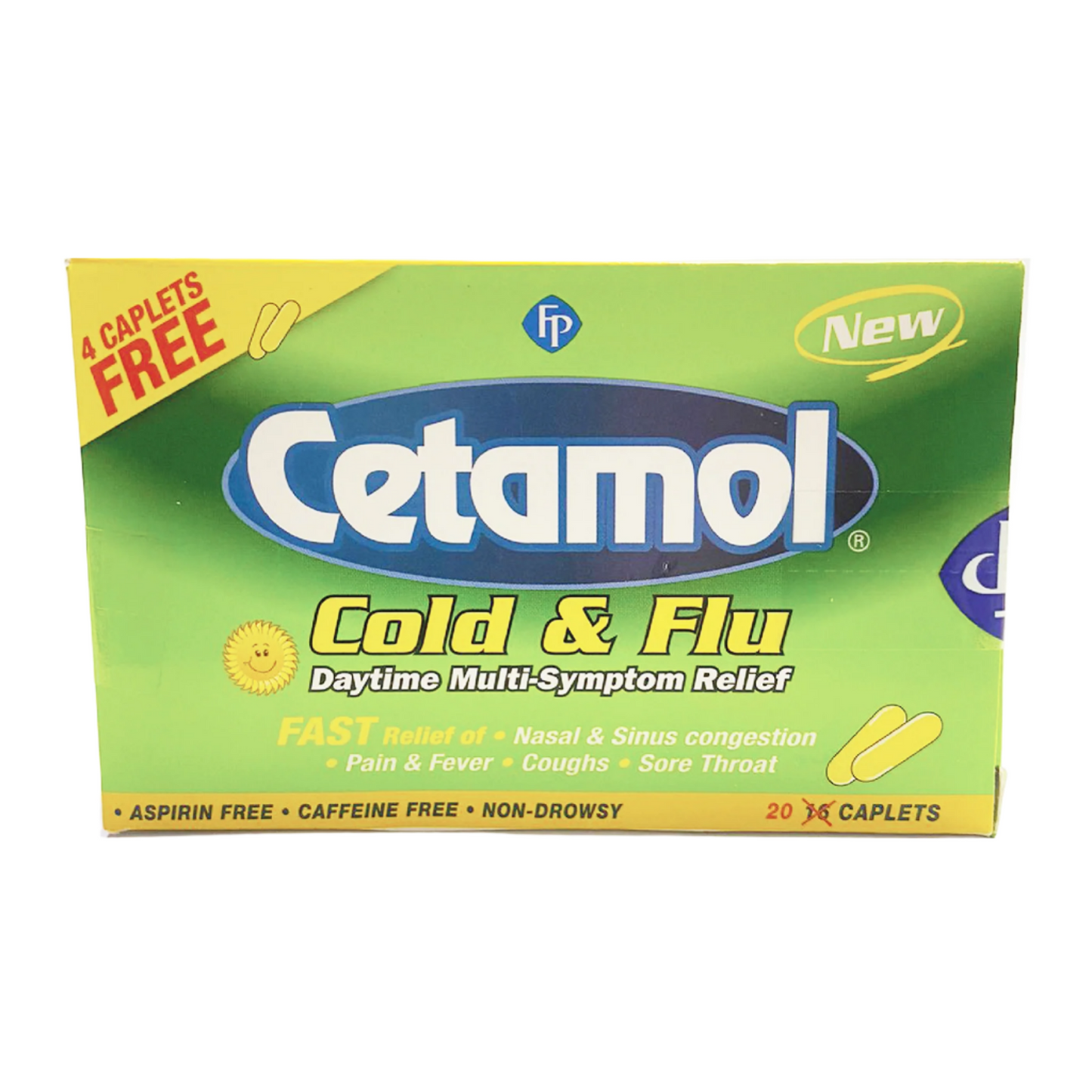 Cetamol Cold & Flu Daytime Multi-Symptom Relief