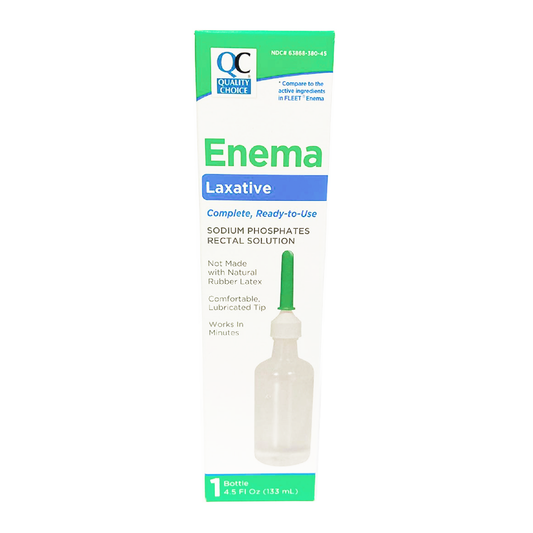 QC Enema Laxative Single Pack