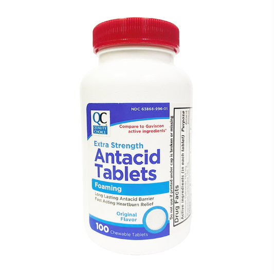 QC Antacid Tablets Foaming