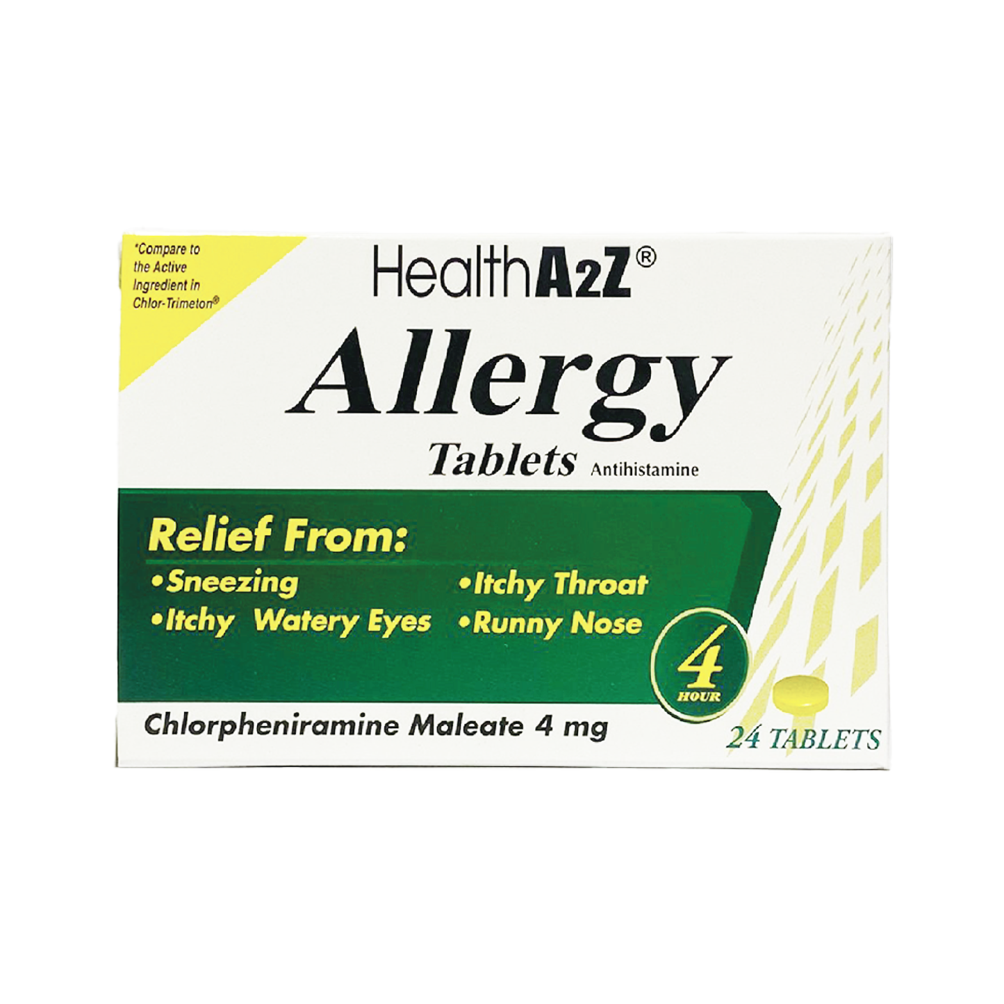 HealthA2Z Allergy Tablets Antihistamine