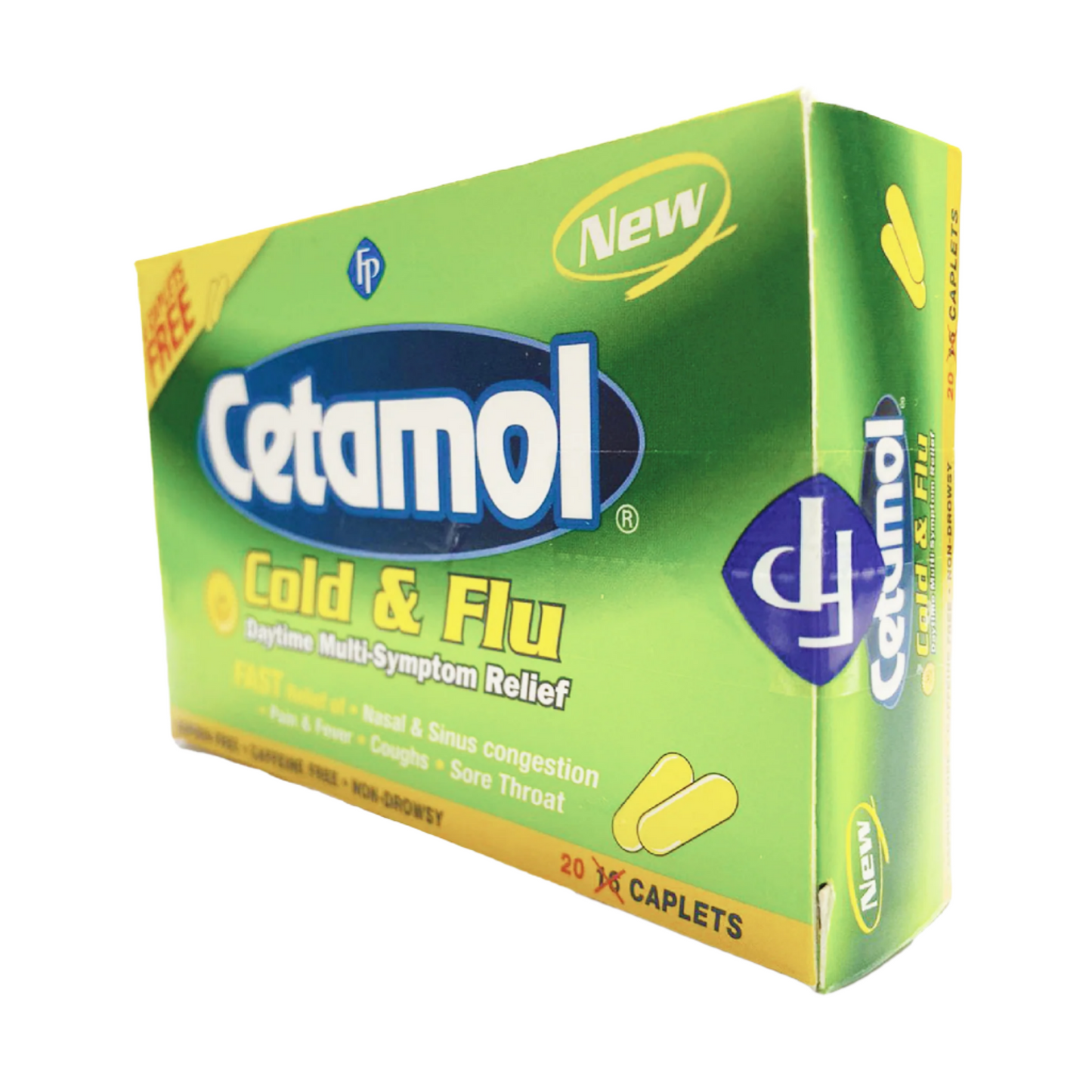 Cetamol Cold & Flu Daytime Multi-Symptom Relief