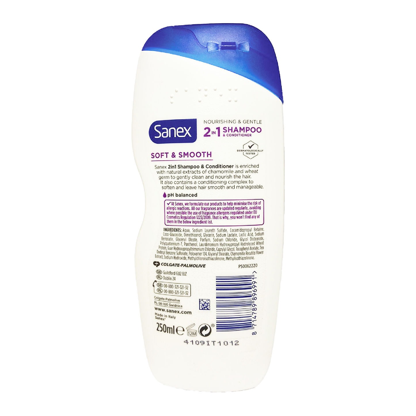 Sanex Nourishing & Gentle 2 in 1 Shampoo & Conditioner