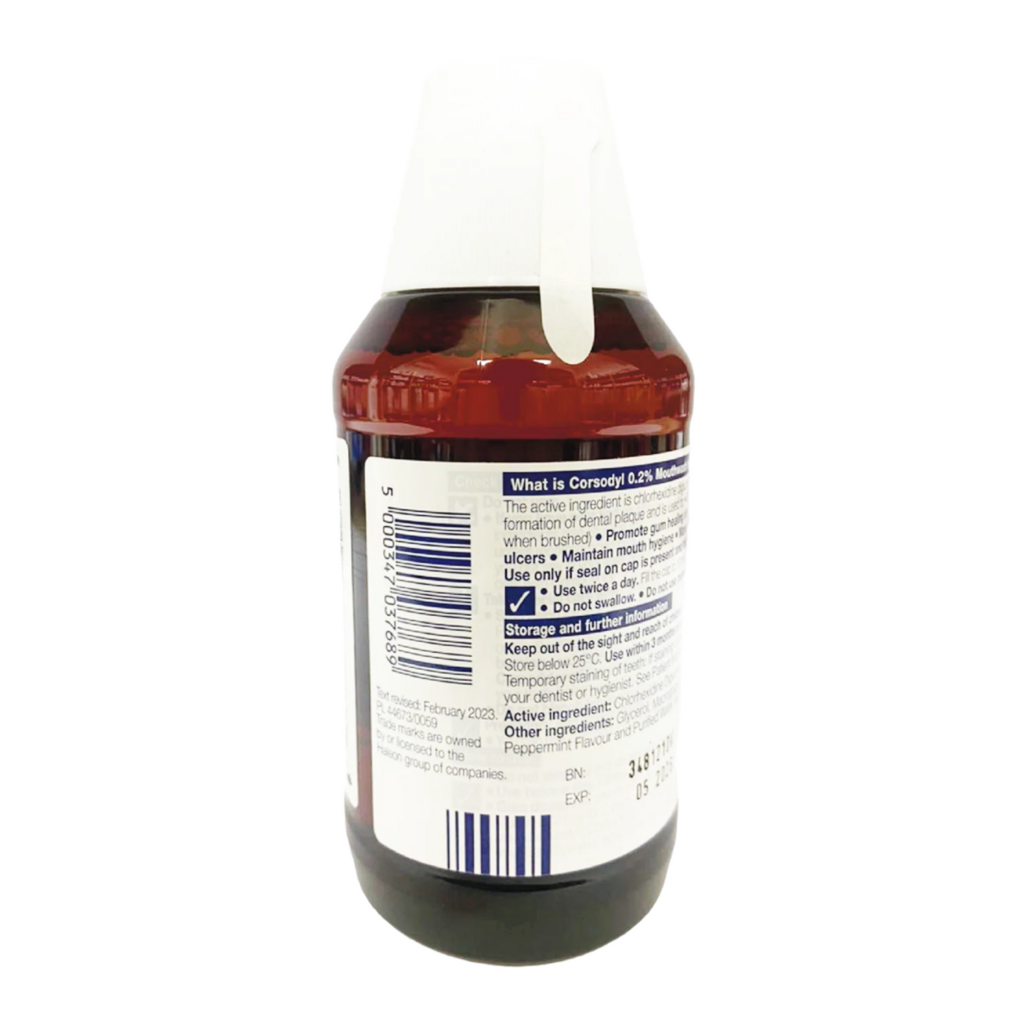 Corsodyl 0.2% Mouthwash Mint Flavour