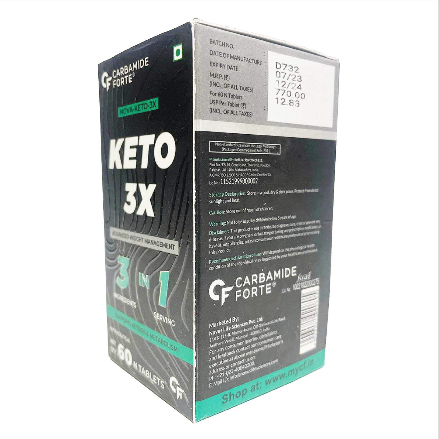 Carbamide Forte Keto 3x