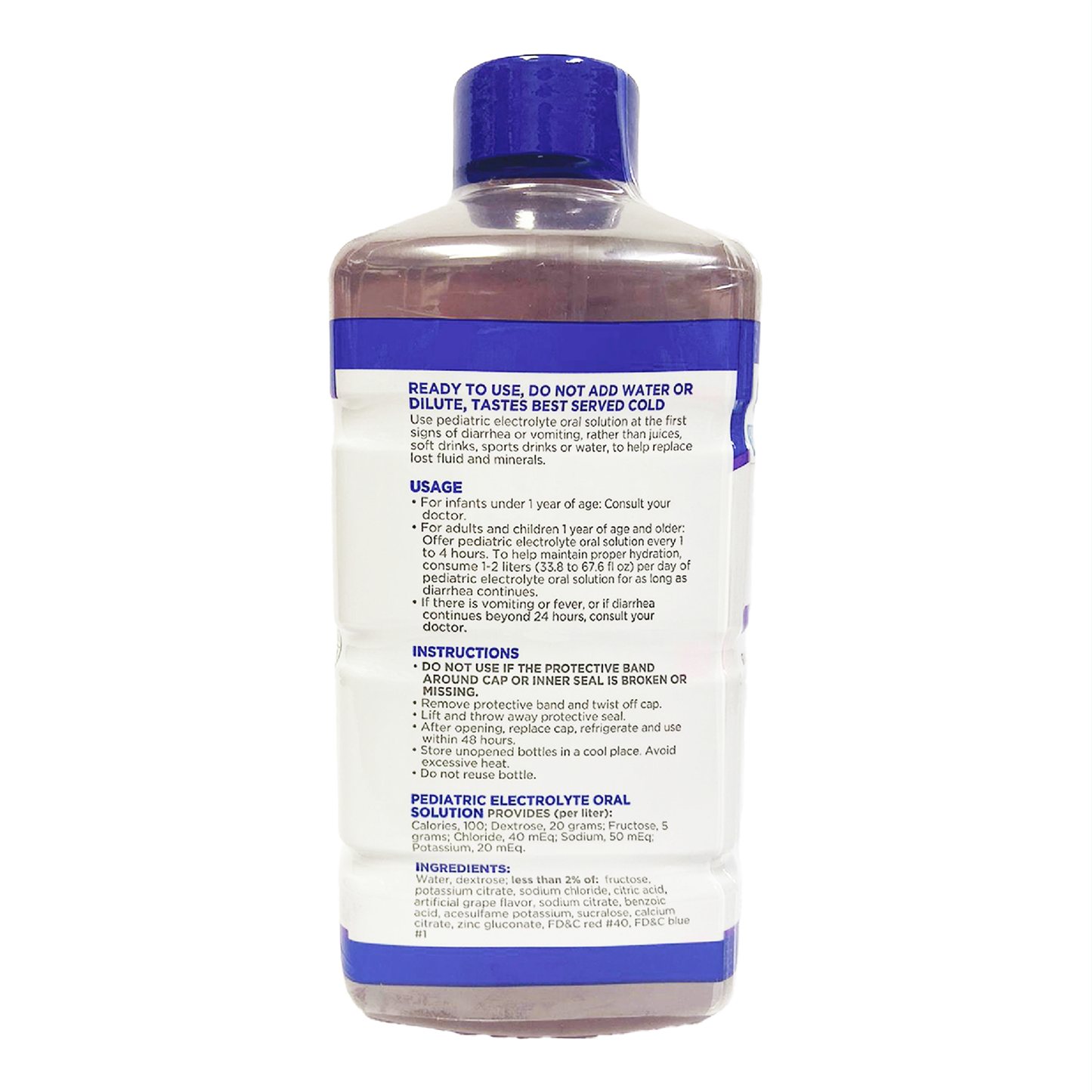 QC Pediatric Electrolyte Grape
