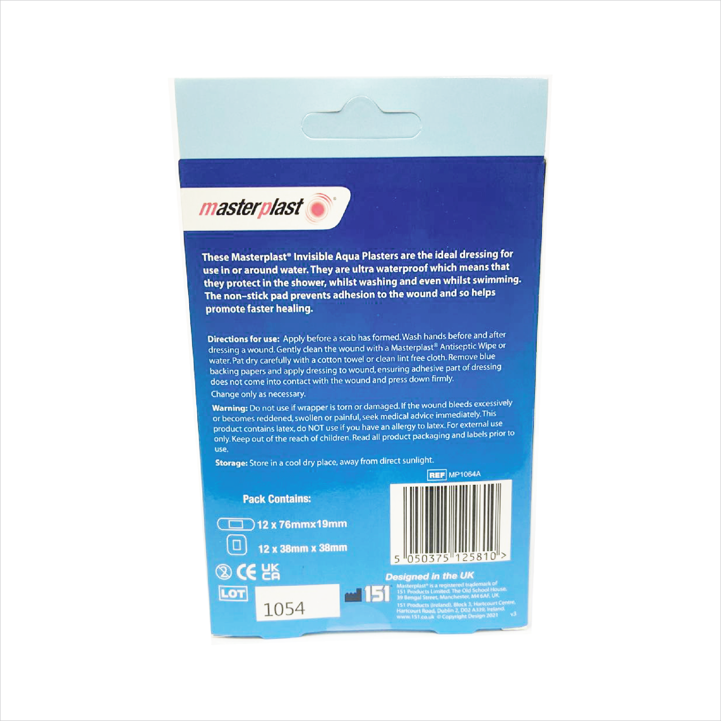 MasterPlast Invisible Aqua Plasters 24pk