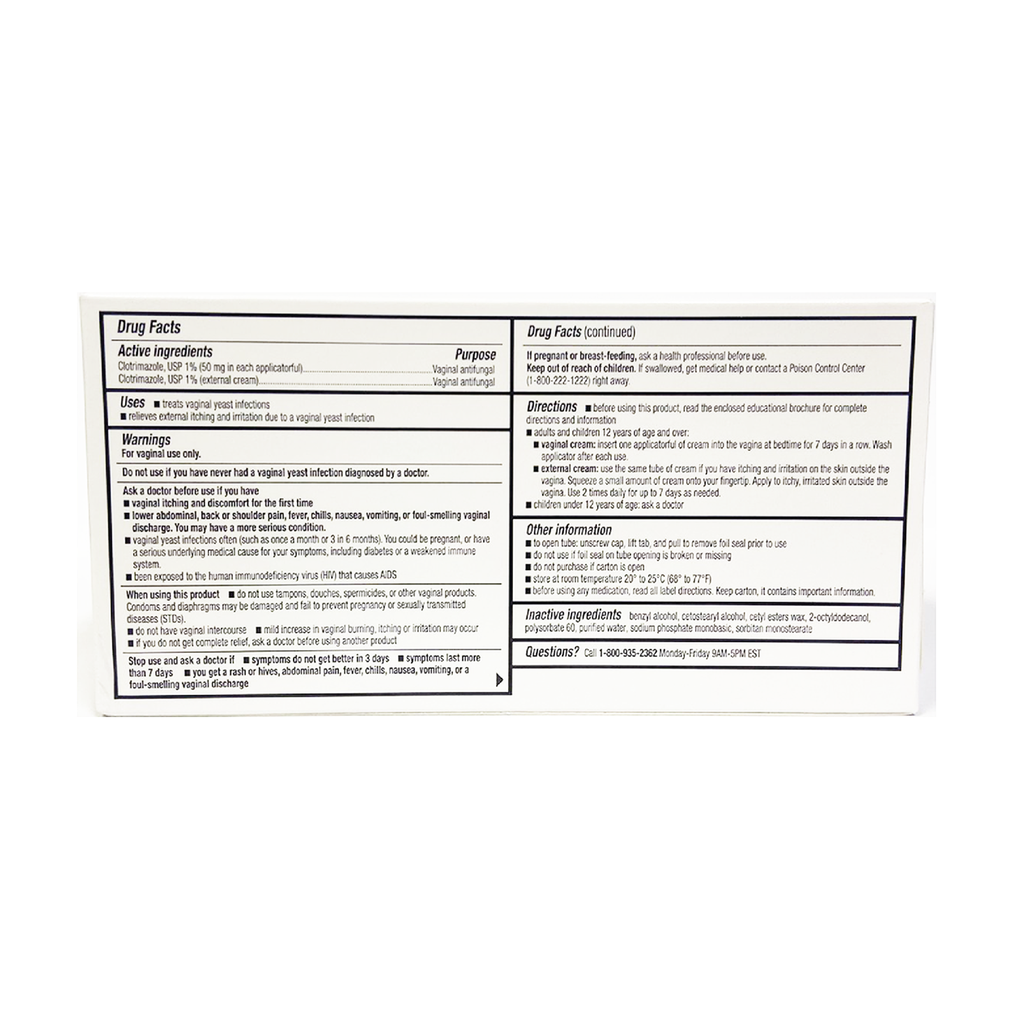 QC Clotrimazole Vaginal Antifungal