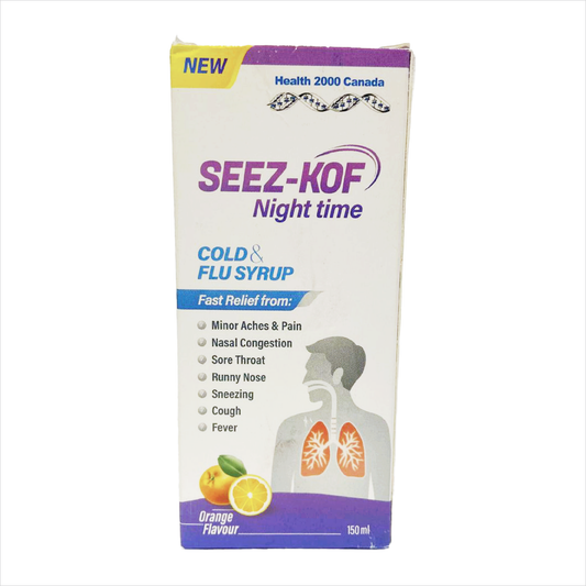 Seez-Kof Night time Cold & Flu Syrup