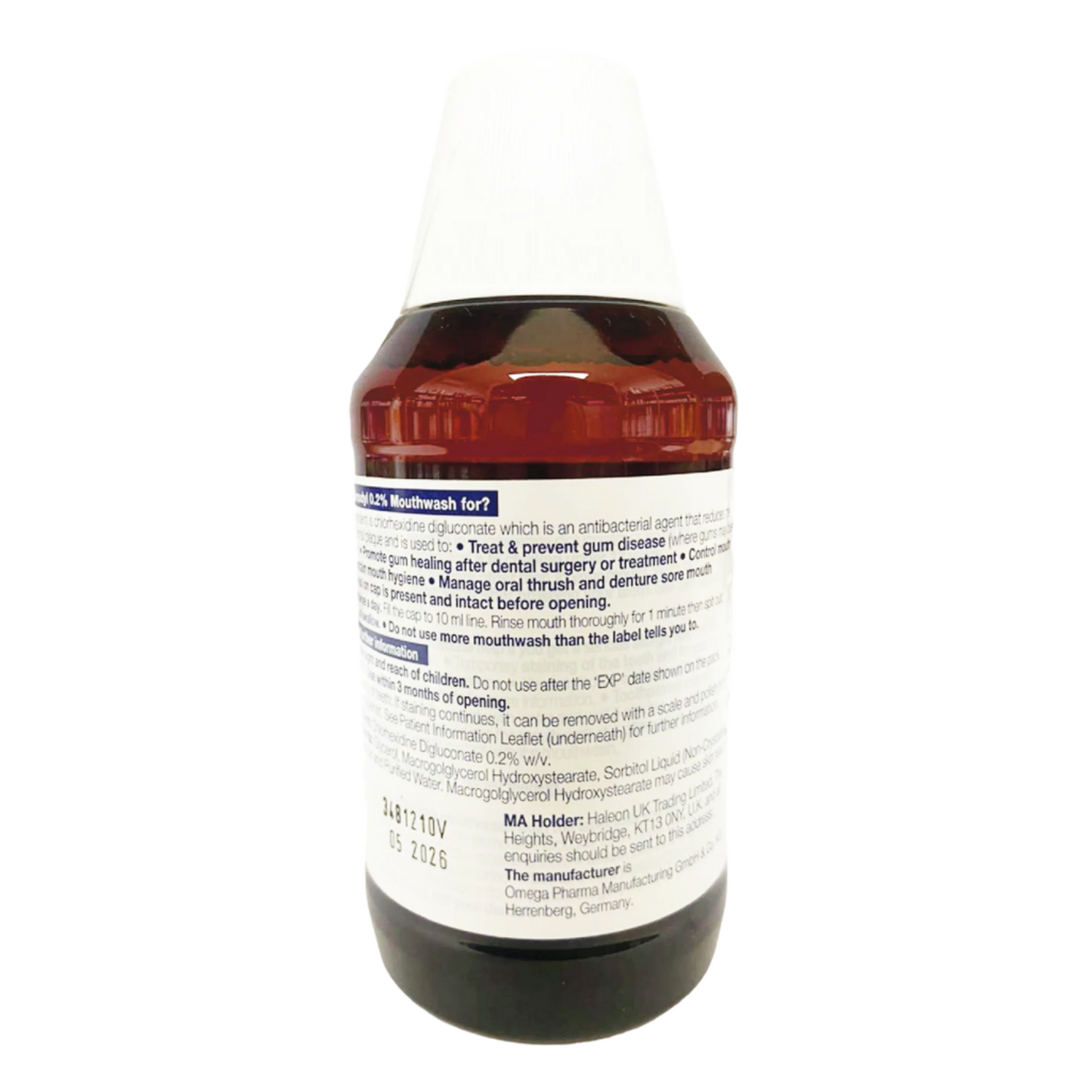 Corsodyl 0.2% Mouthwash Mint Flavour