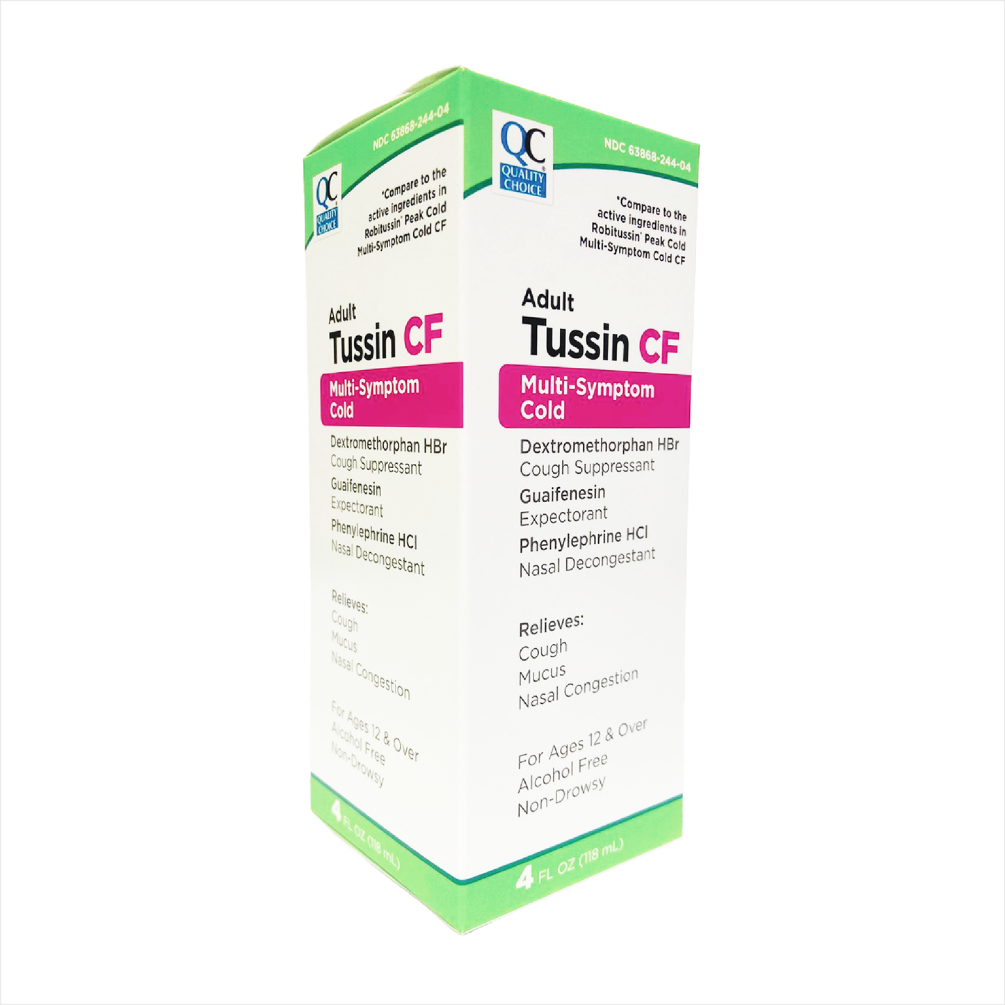 QC Adult Tussin CF