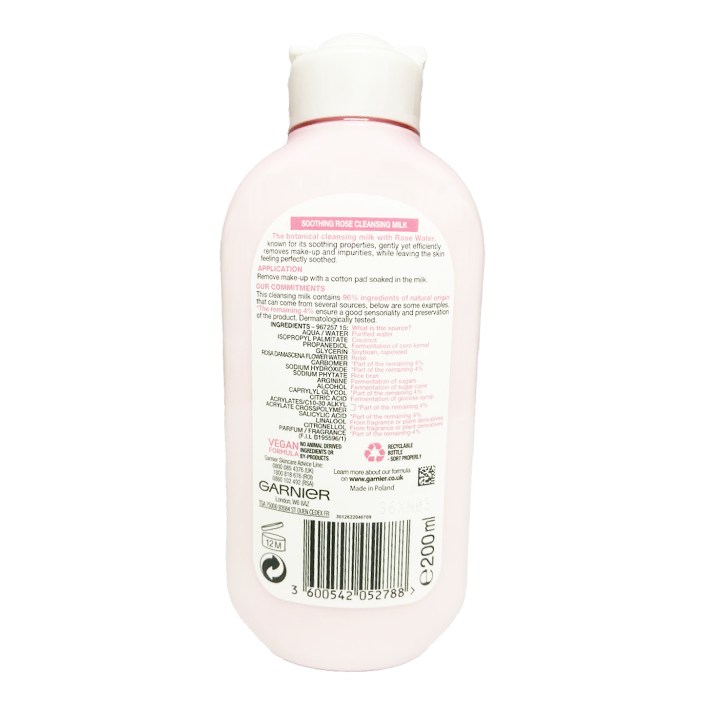 Garnier Skin Active Rose Soothing Cleansing Milk