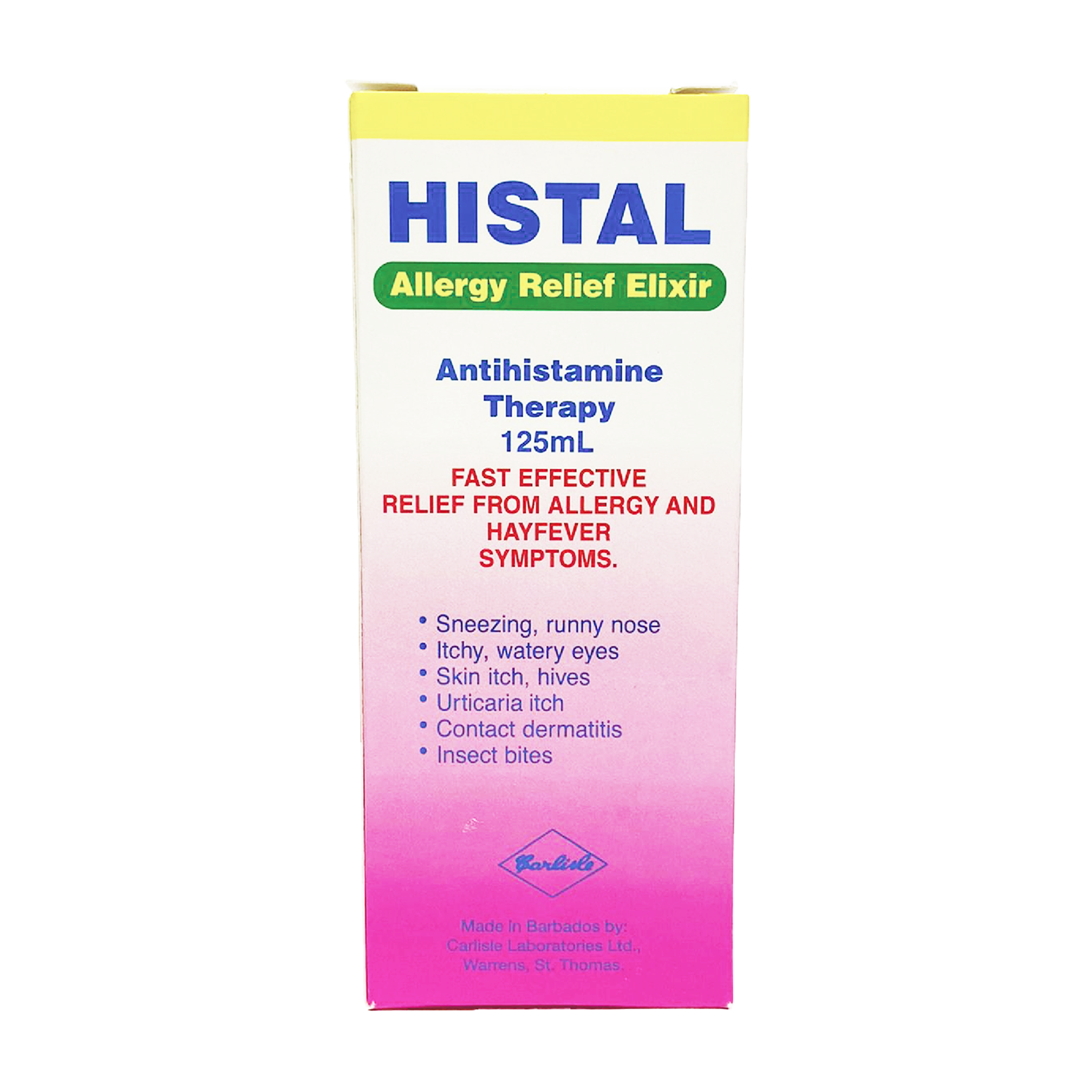 HISTAL Allergy Relief Elixir – VE Pharmacy