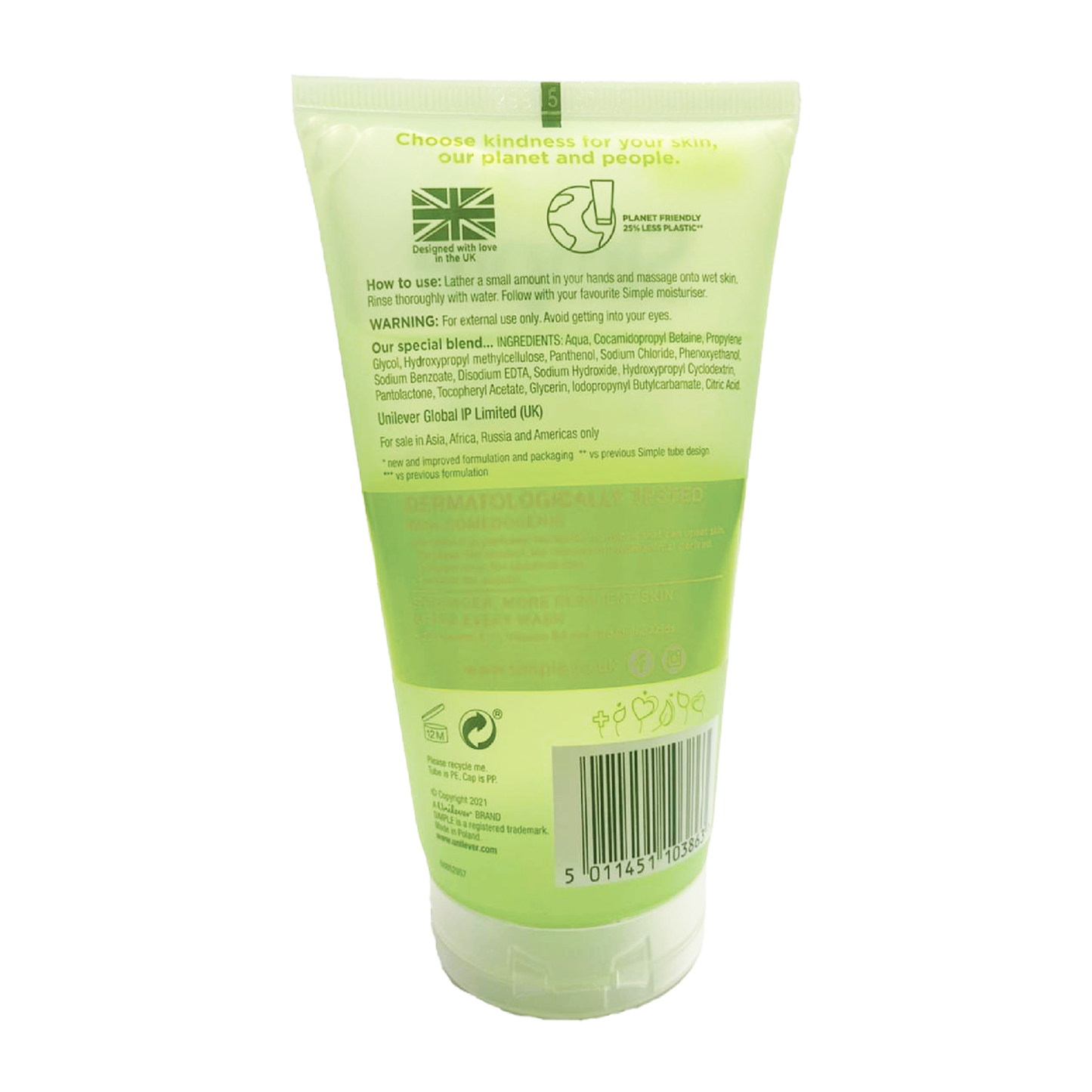 Simple Refreshing Facial Wash 150ml