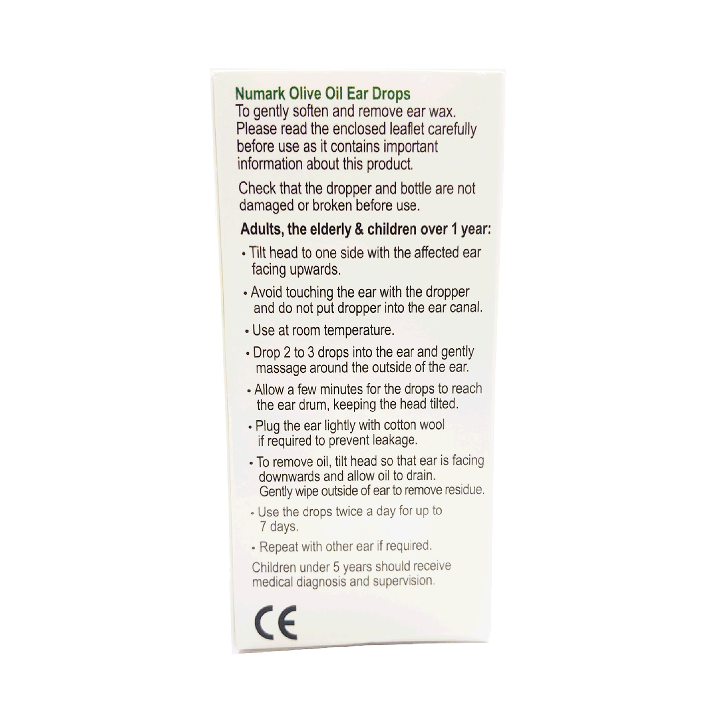 Numark Olive Oil Ear Drops 15ml