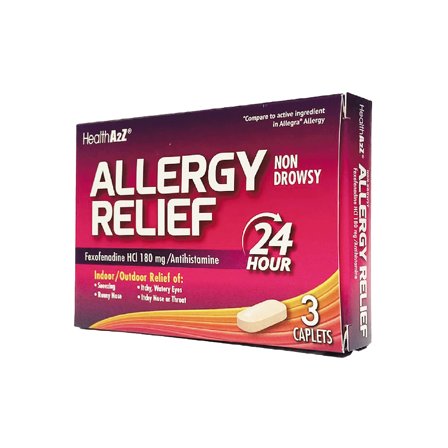 HealthA2Z Allergy Relief Antihistamine Non Drowsy