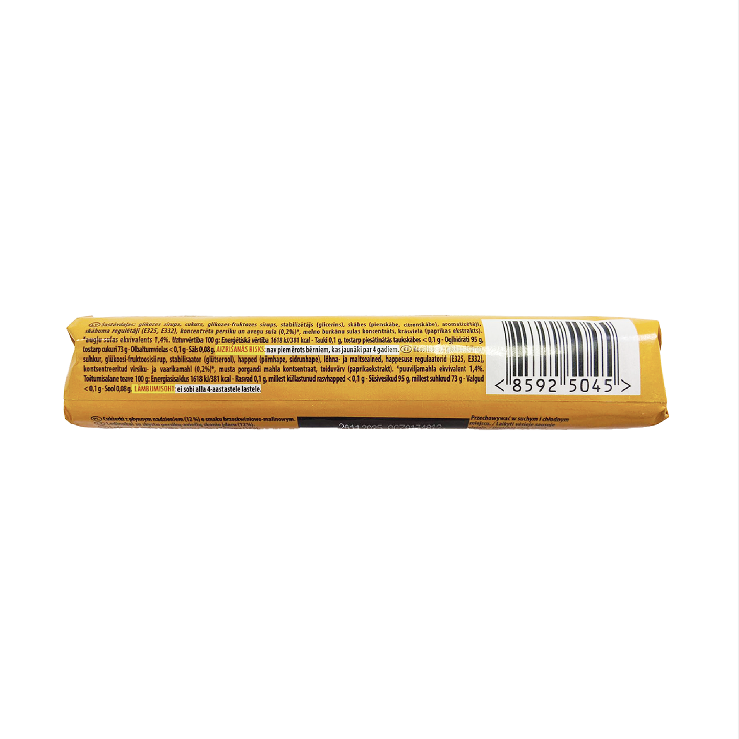 Halls Fruitwave Peach & Rasberry Flavour