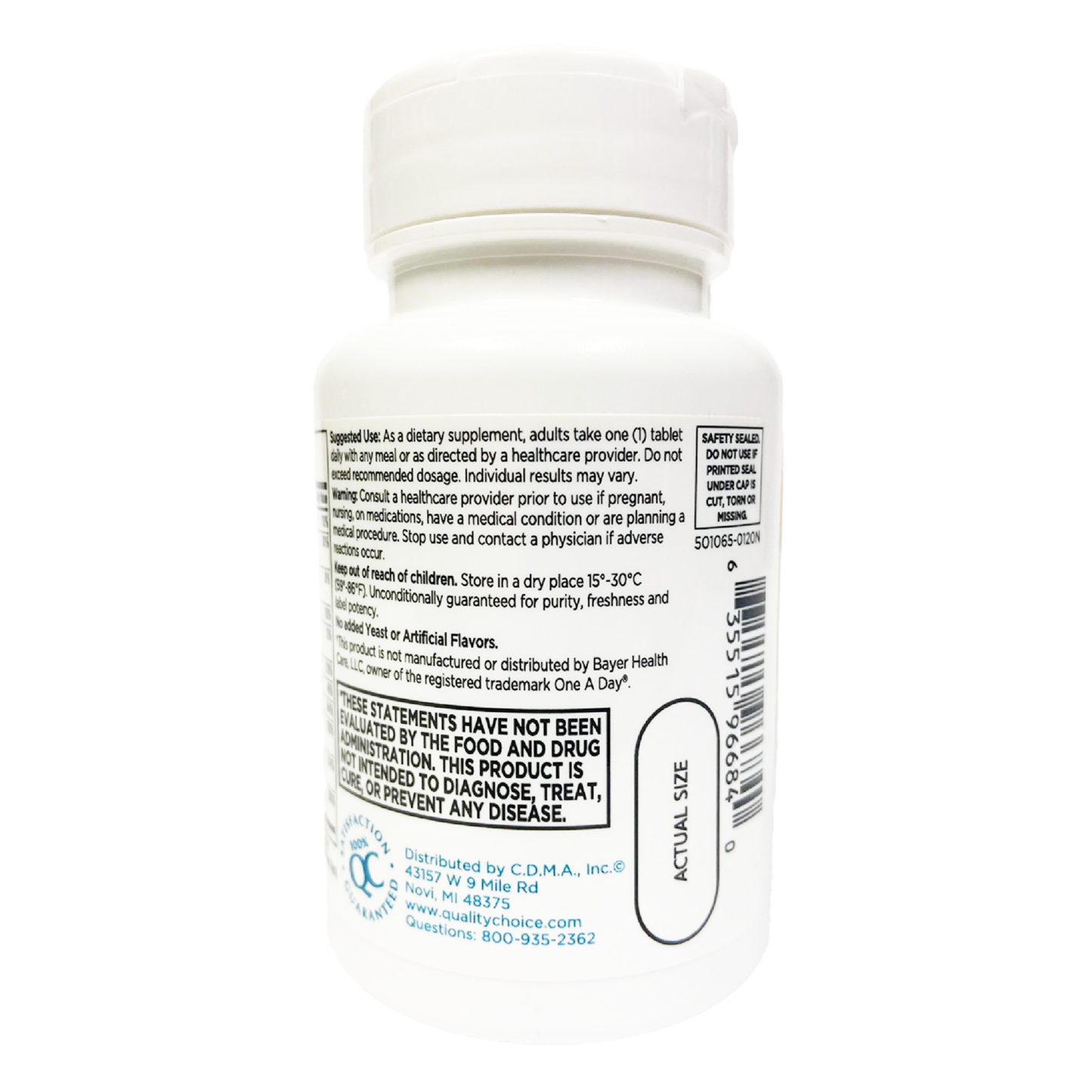 QC One Daily Women's 50+ Multivitamin