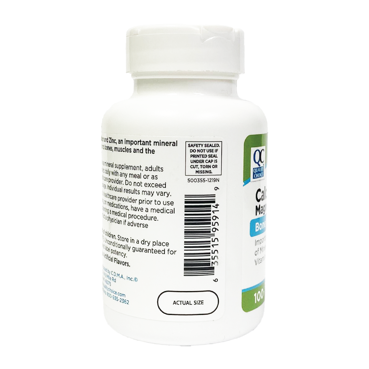 QC Calcium Magnesium & Zinc +D3