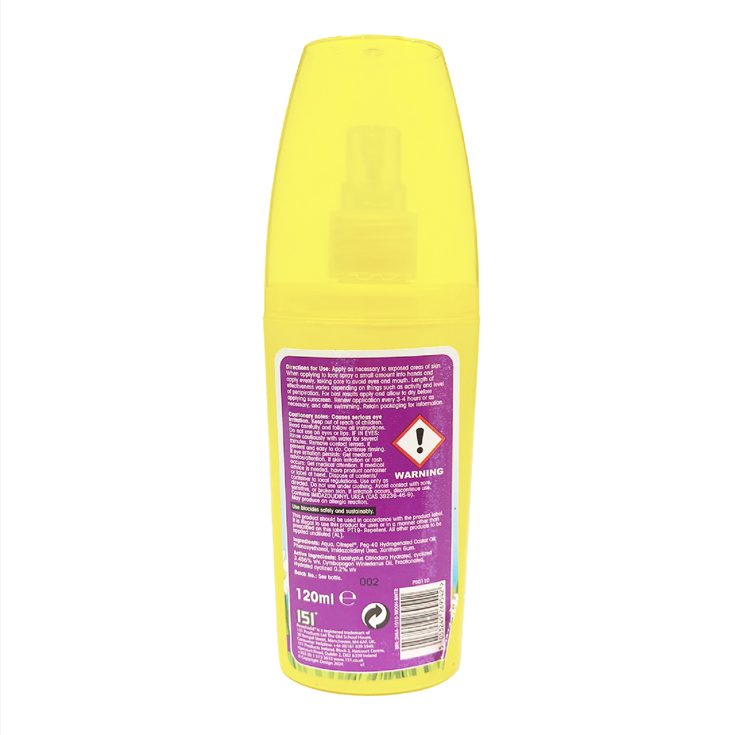 Mosquito & Insect Repellent Pump Spray