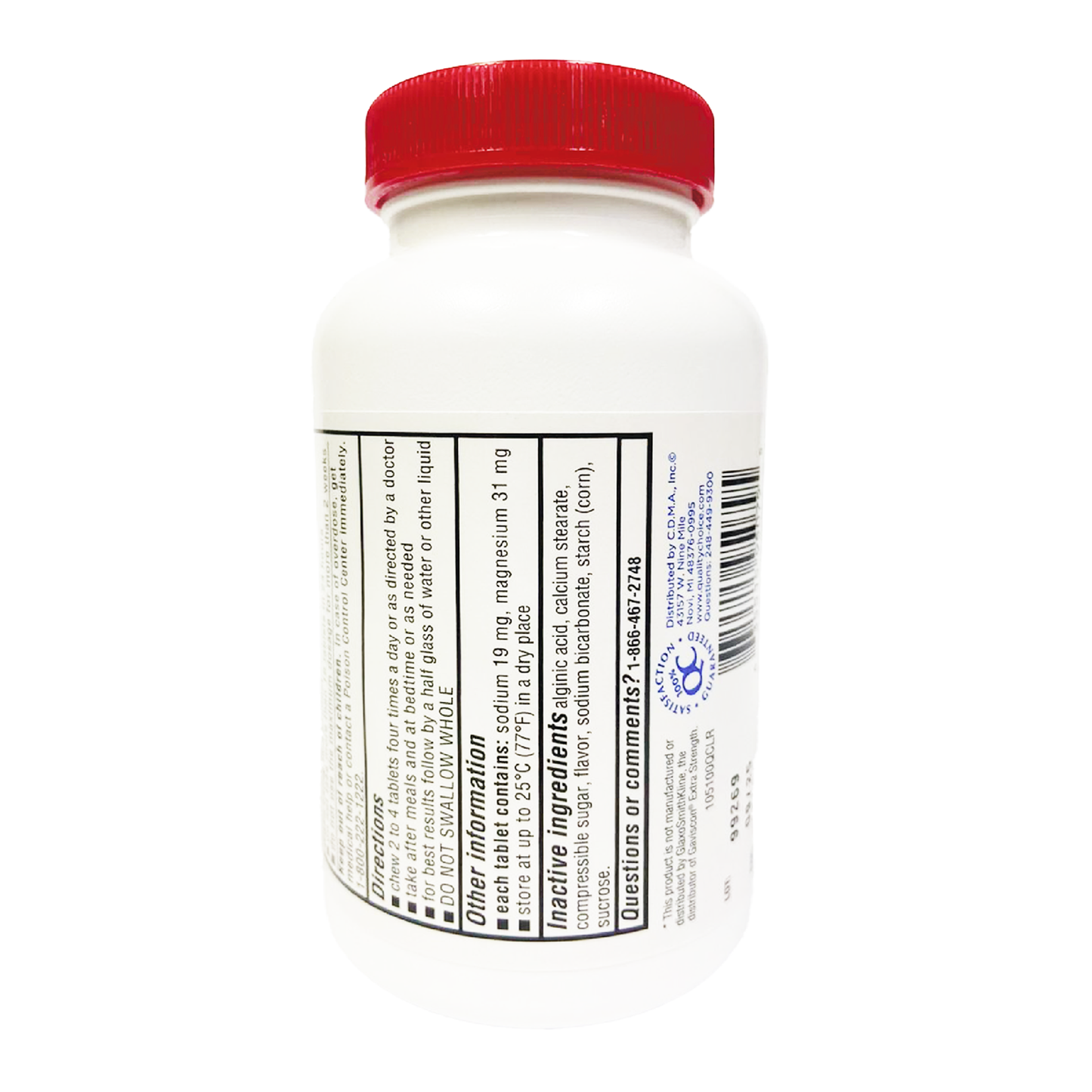 QC Antacid Tablets Foaming