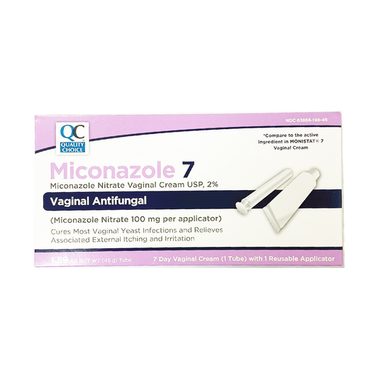 QC Miconazole 7 Day Cream Antifungal Nitrate Cream