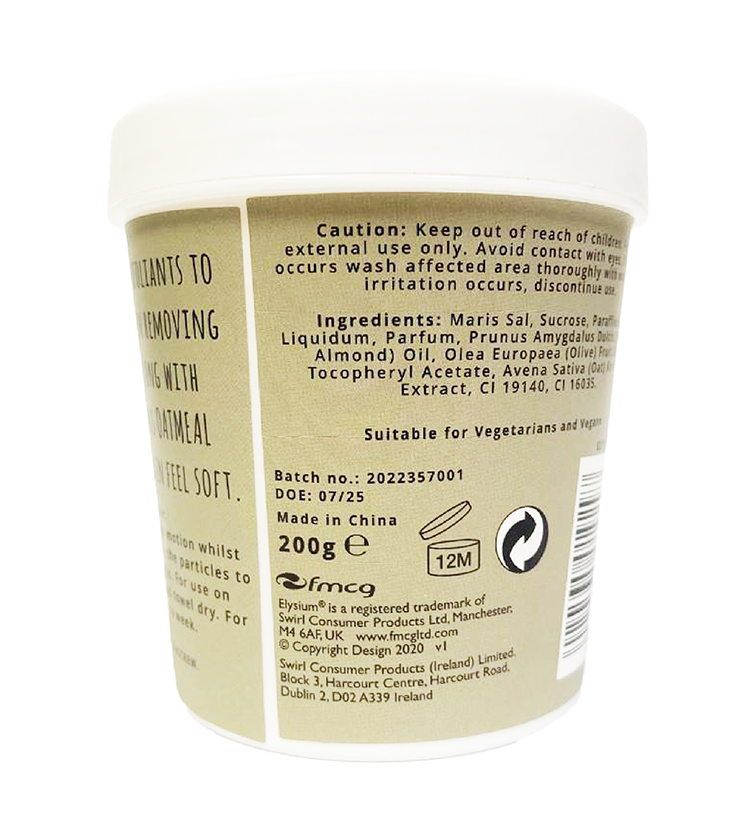 Elysium Spa Oatmeal Sugar Body Scrub