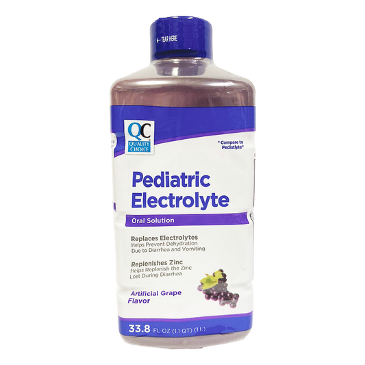 QC Pediatric Electrolyte Grape