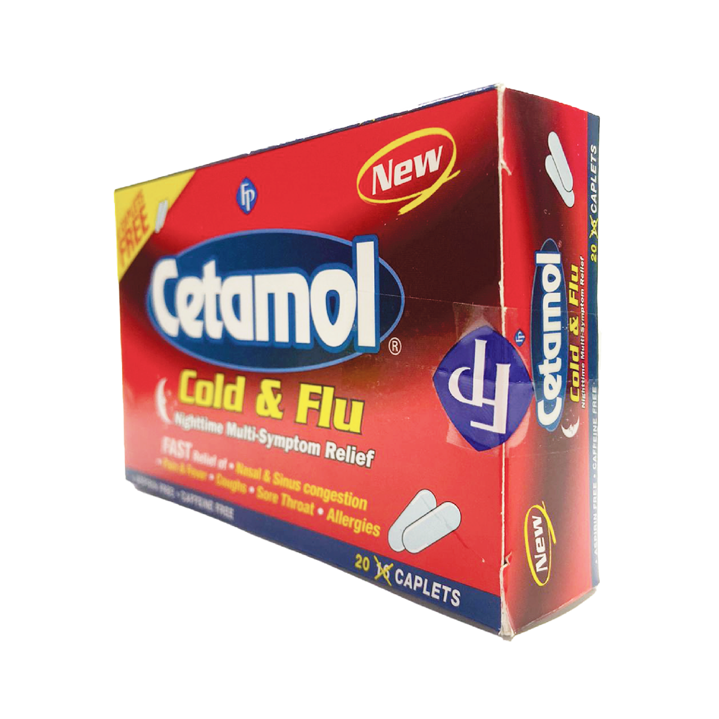Cetamol Cold & Flu Nighttime Multi-Symptom Relief
