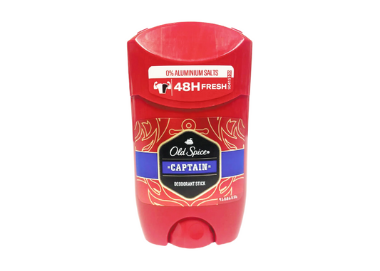 Old Spice Captain Deodorant Stick Aluminum Salts