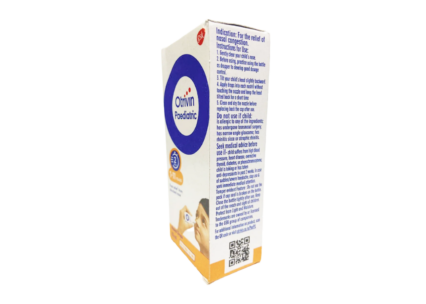 Otrivin Paediatric Nasal Drops 10ml