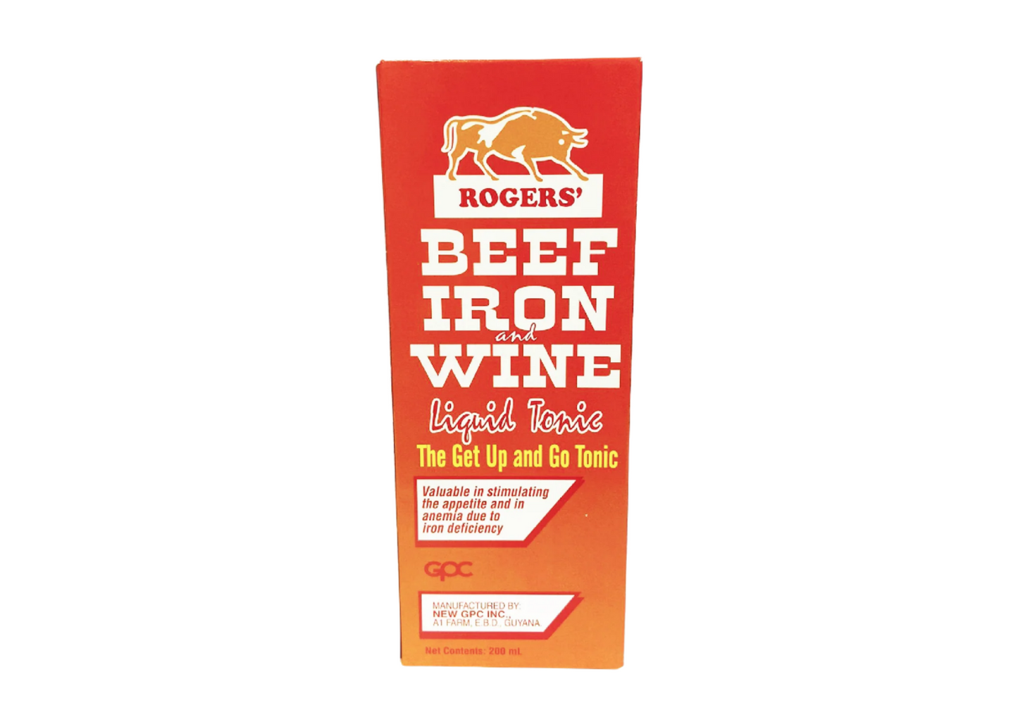 Rogers' Beef Iron and Wine Liquid Tonic