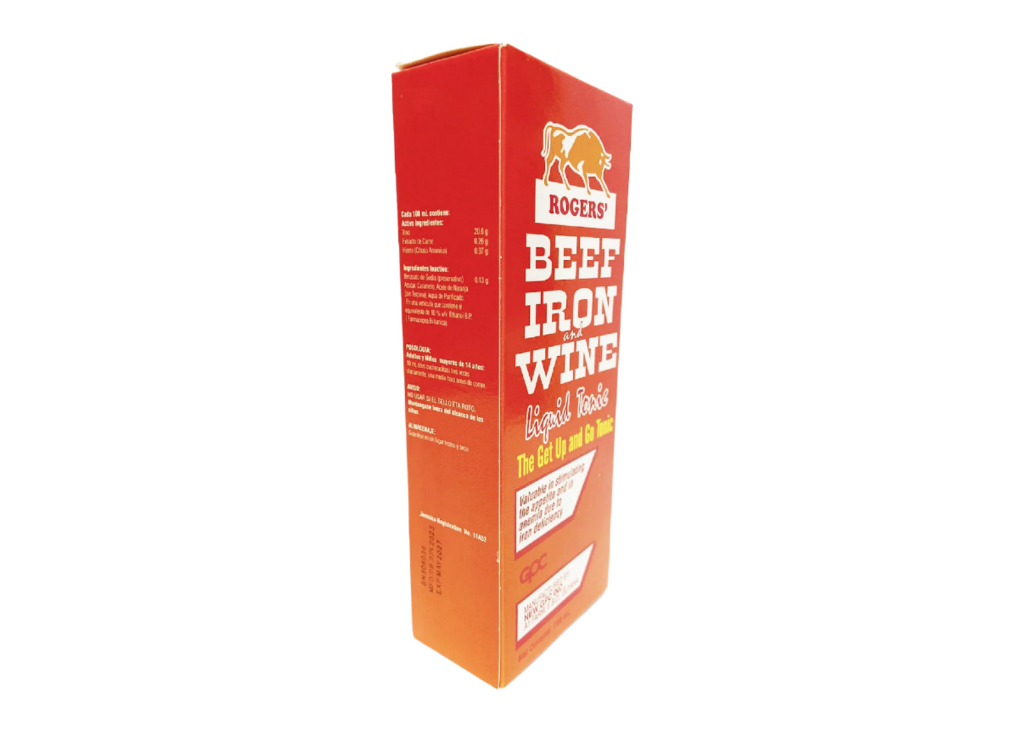 Rogers' Beef Iron and Wine Liquid Tonic
