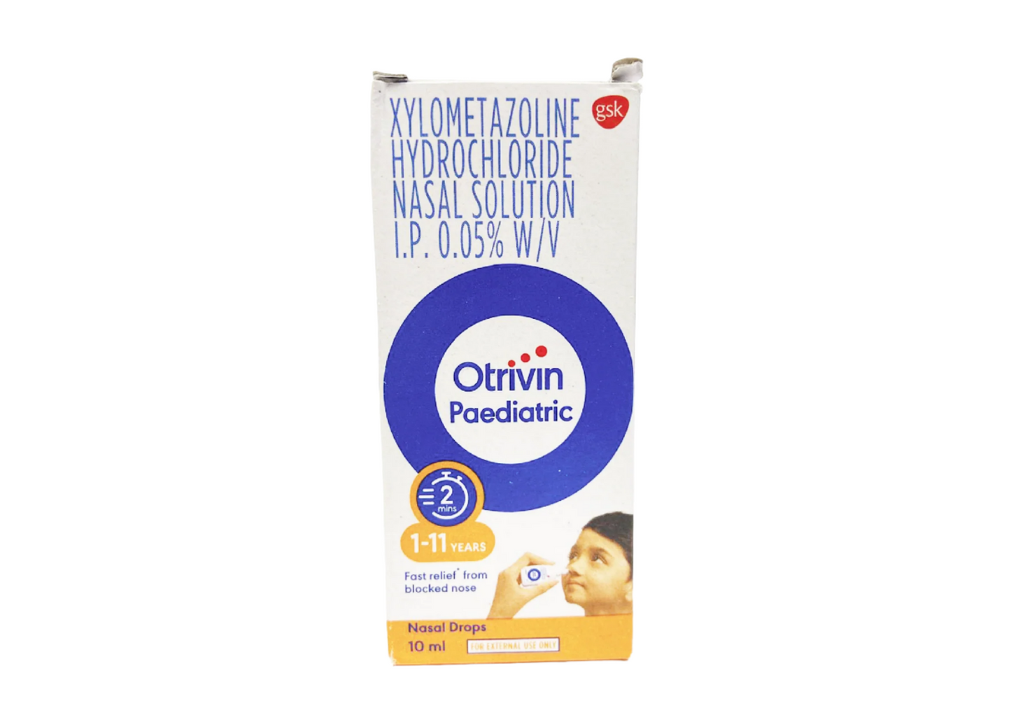 Otrivin Paediatric Nasal Drops 10ml