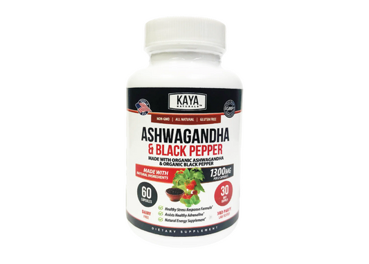 KAYA Naturals Ashwagandha & Black Pepper