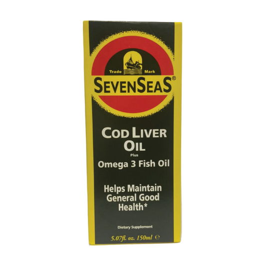 SevenSeas Cod Liver Oil + Omega 3 Fish Oil 150ml