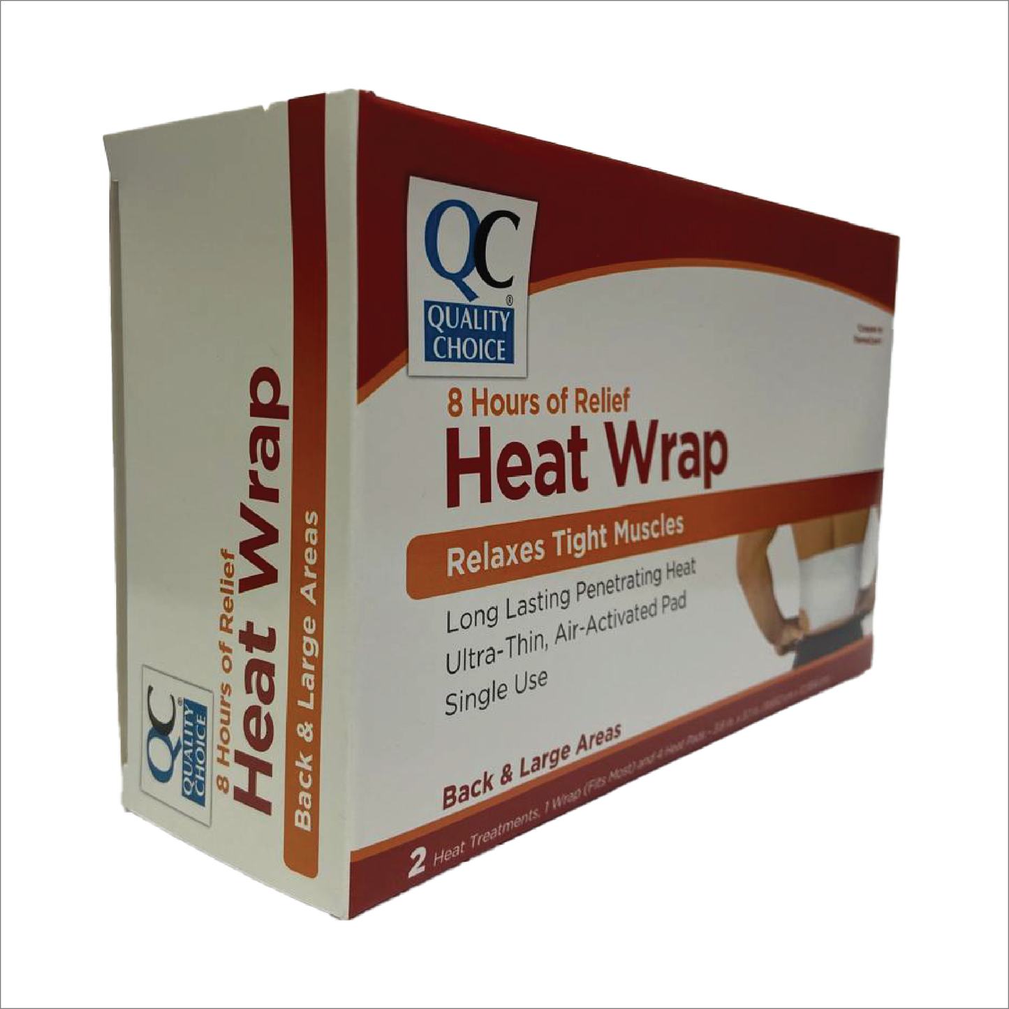 QC 8-Hour Heat Wraps Back/Hip