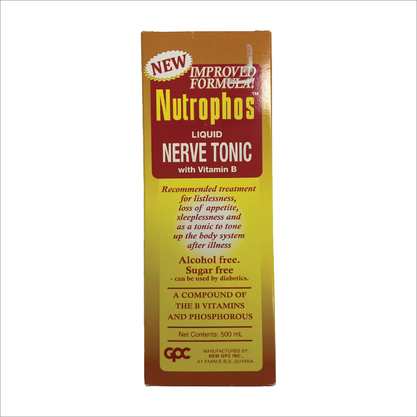 Nutrophus Liquid Nerve Tonic with Vitamin B 500ml