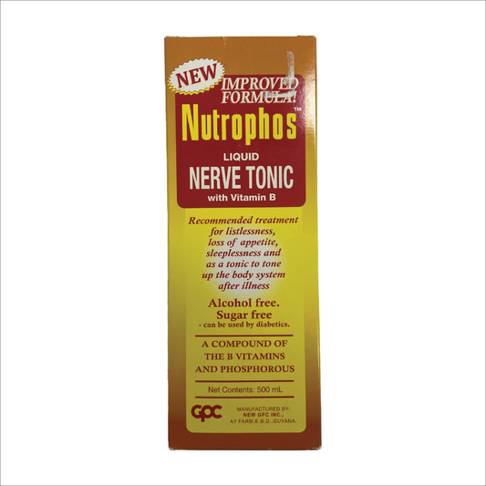 Nutrophus Liquid Nerve Tonic with Vitamin B 500ml