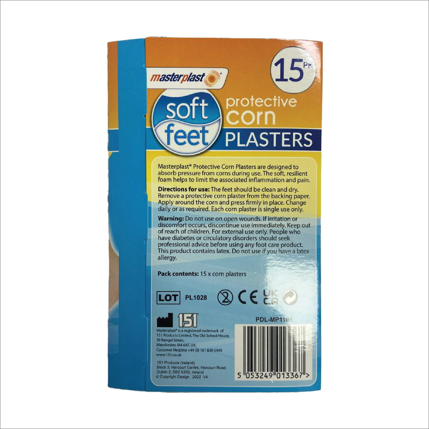 MasterPlast Soft Feet Protective Corn Plasters