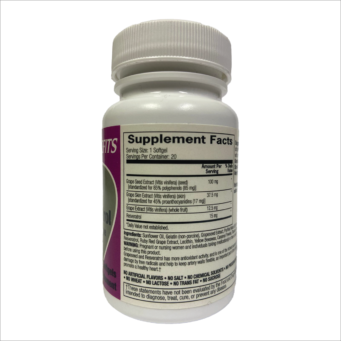 Nature's Benefits Grapeseed with Resveratrol