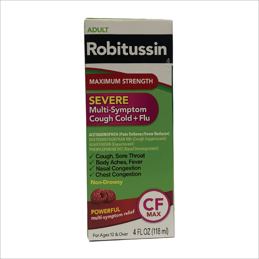 Adult Robitussin Severe Multi-Symptom Cough & Flu Relief