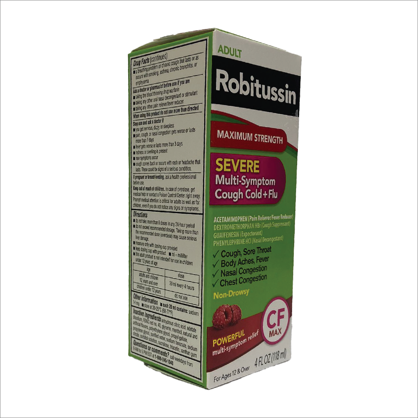 Adult Robitussin Severe Multi-Symptom Cough & Flu Relief