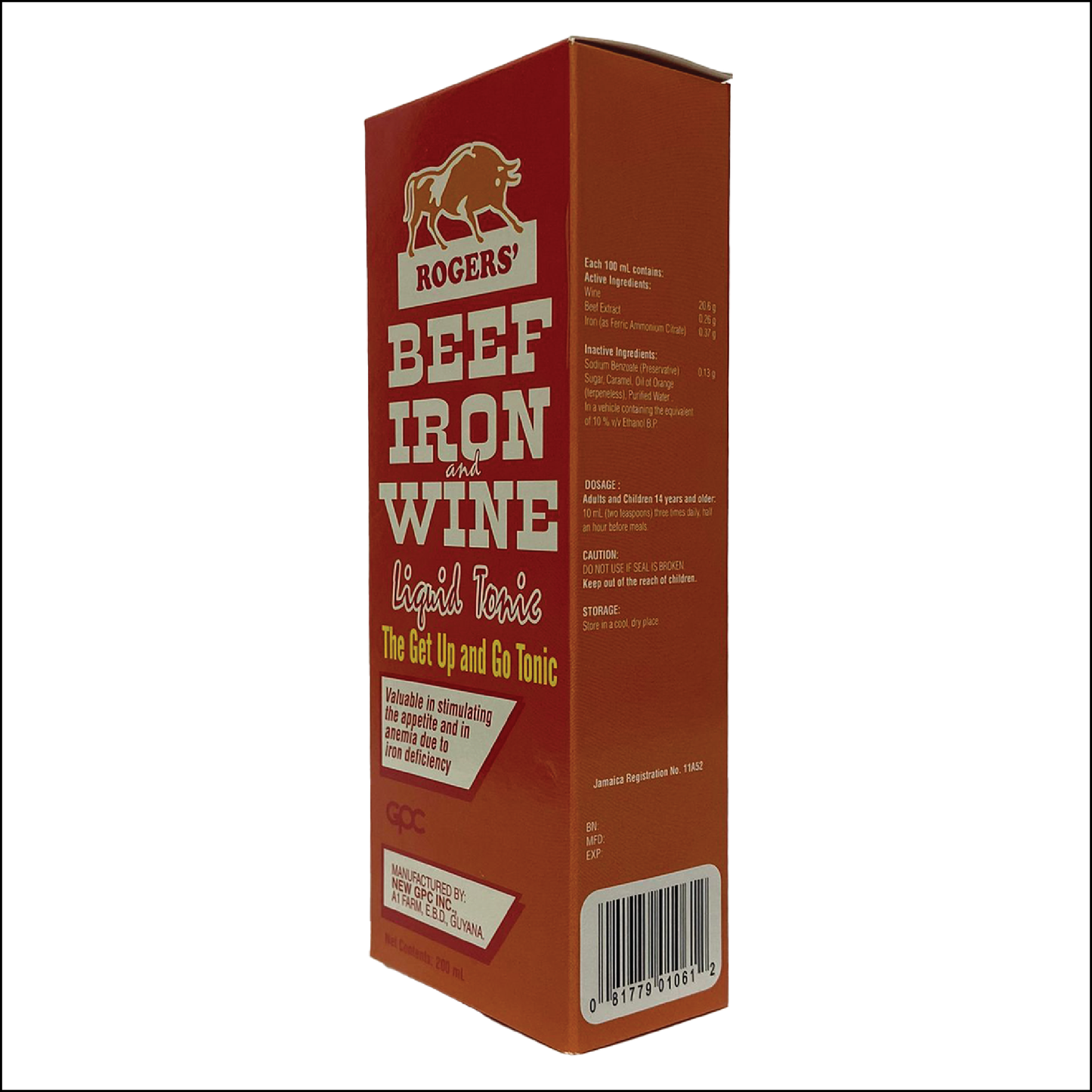 Rogers' Beef Iron and  Tonic 200ml