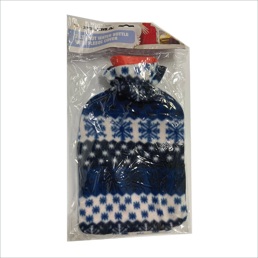 Prime Fleece Cover Hot Water Bottle 2L Assorted